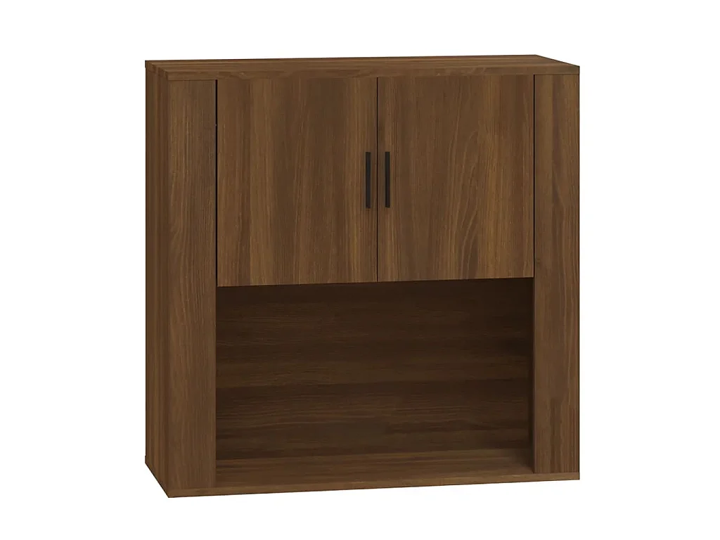 Armoire murale Chêne marron 80x33x80 cm Bois d'ingénierie