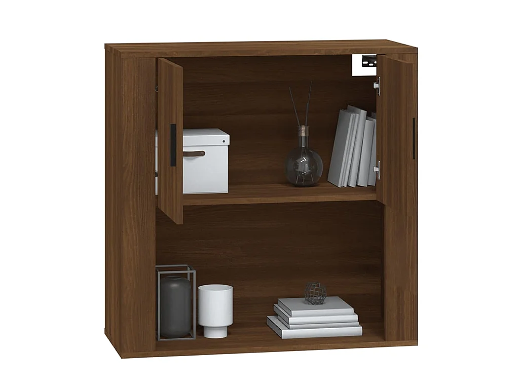 Armoire murale Chêne marron 80x33x80 cm Bois d'ingénierie