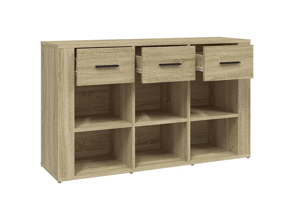 Buffet Chêne sonoma 100x30x59,5 cm Bois d'ingénierie