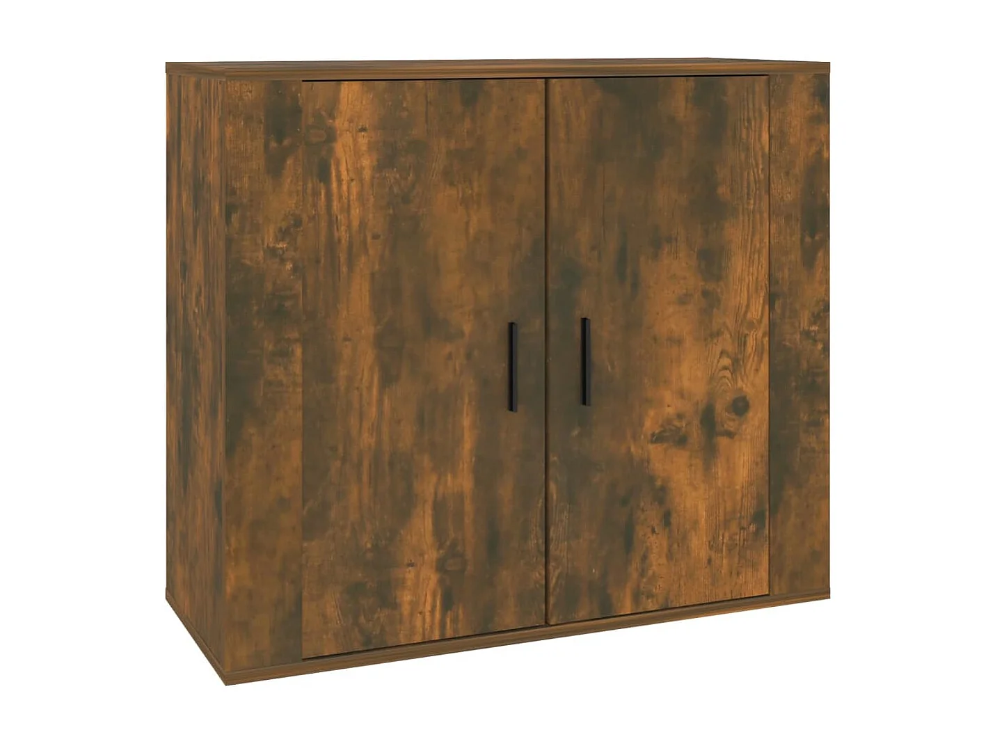 Buffet Chêne fumé 80x33x70 cm Bois d'ingénierie