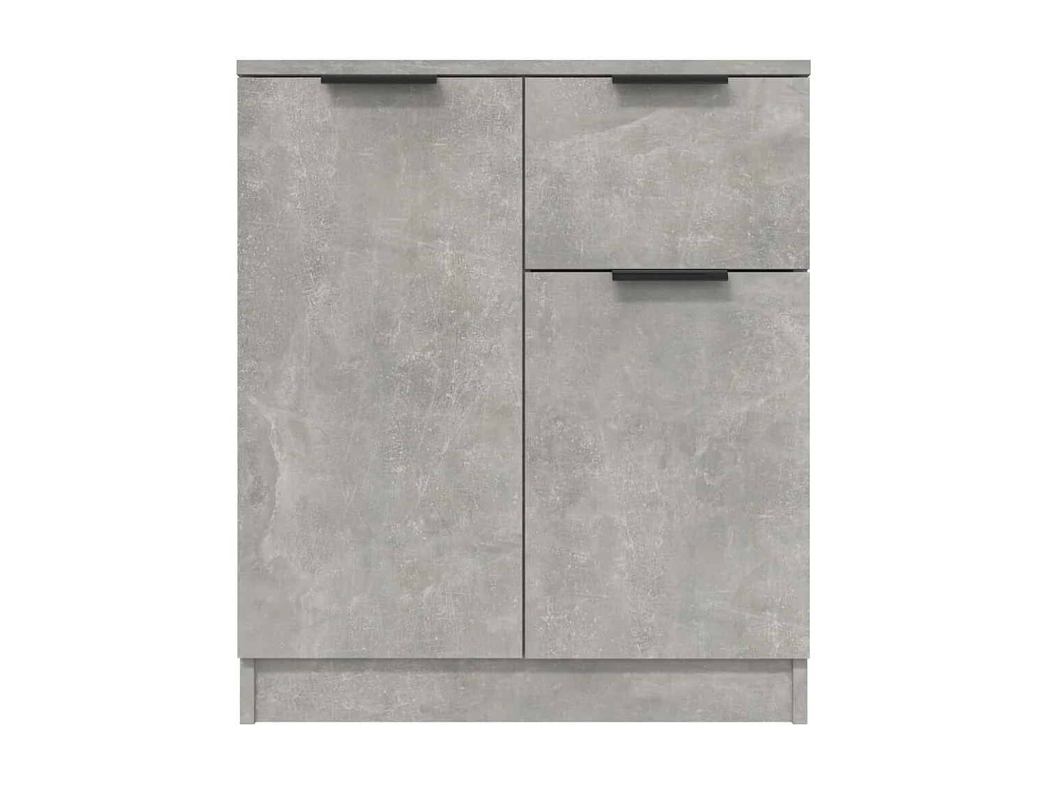 Buffet Gris béton 60x30x70 cm Bois d'ingénierie