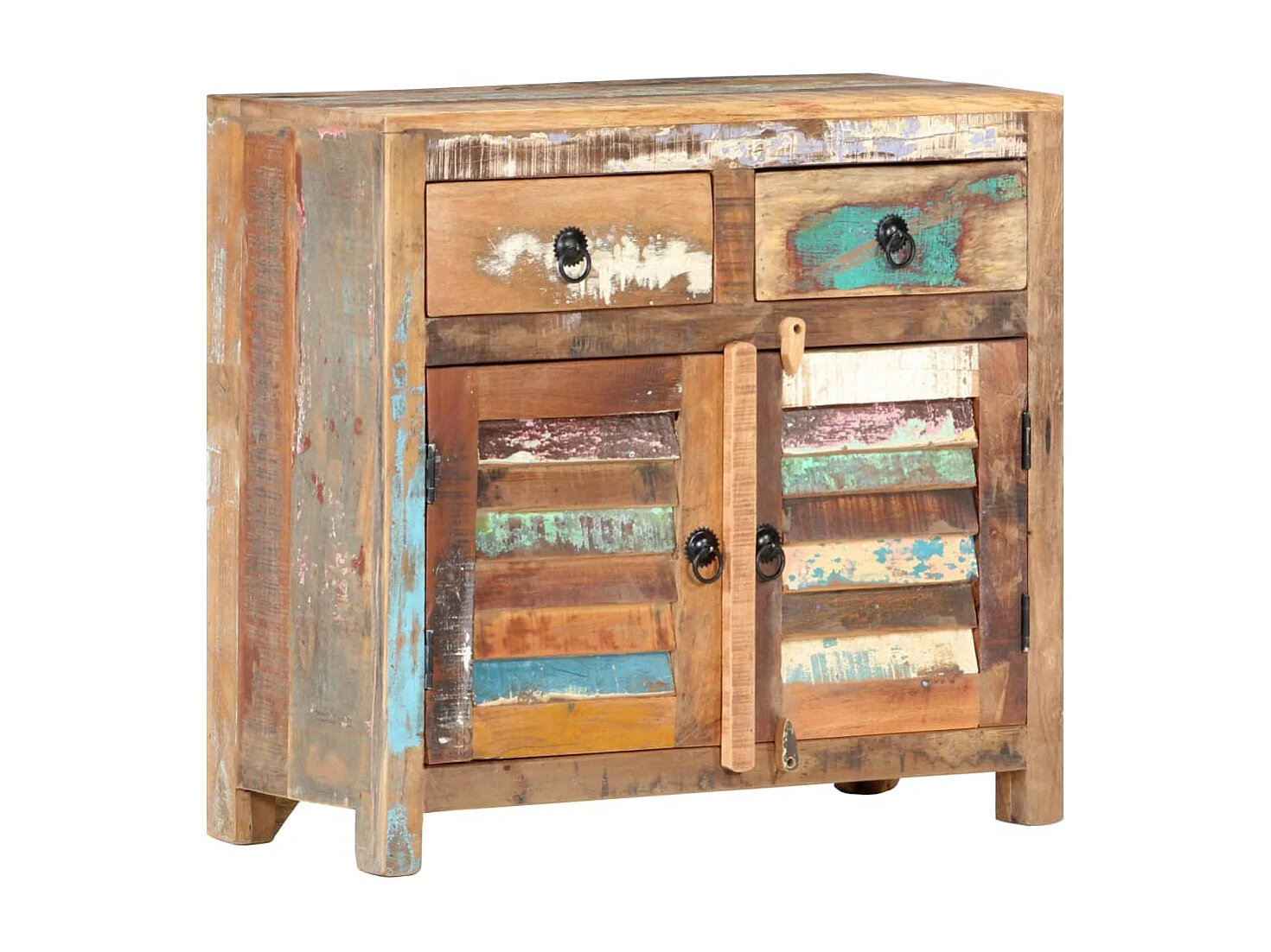 Sideboard 70x30x68 cm Altholz Massiv