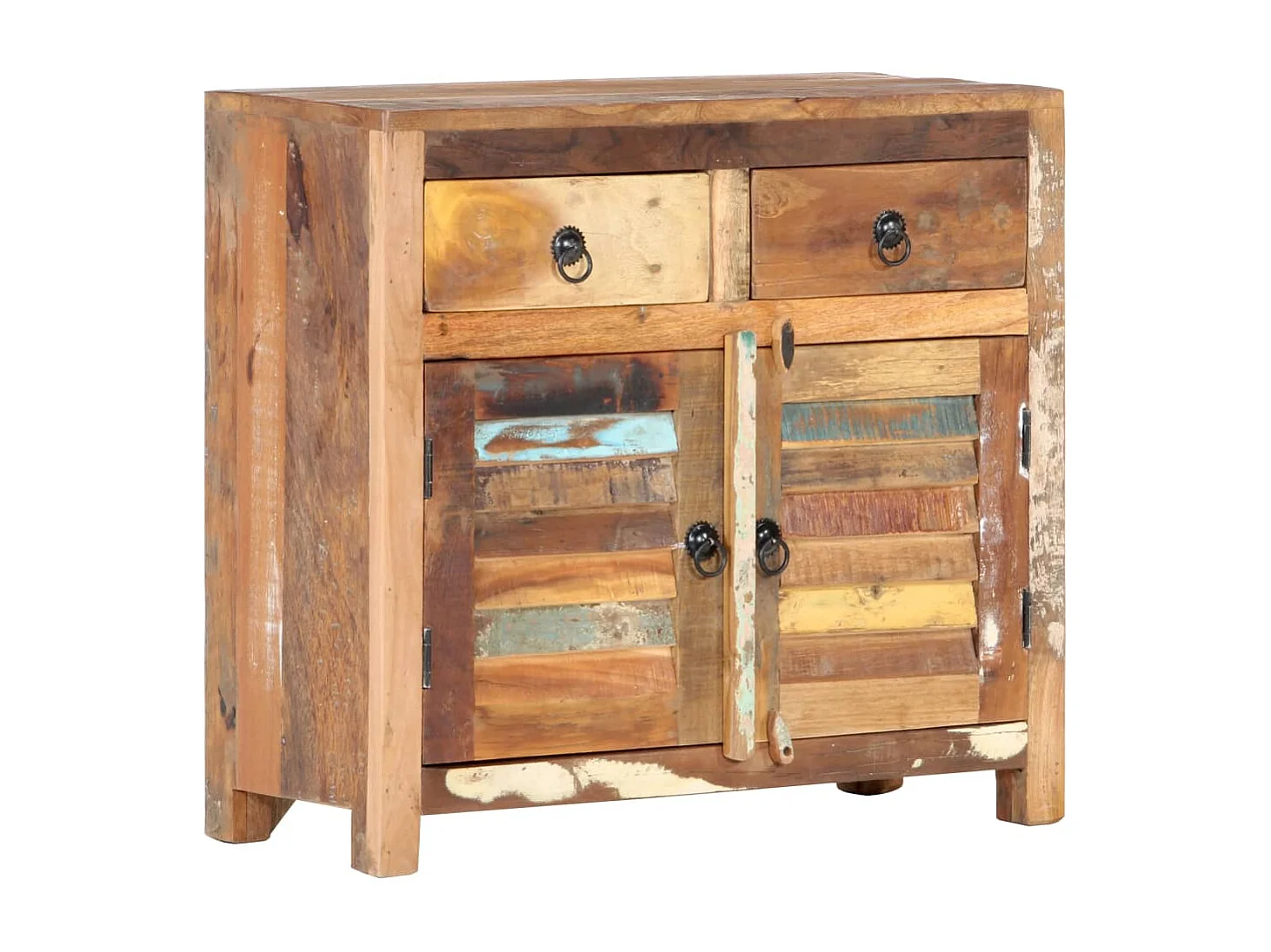 Sideboard 70x30x68 cm Altholz Massiv