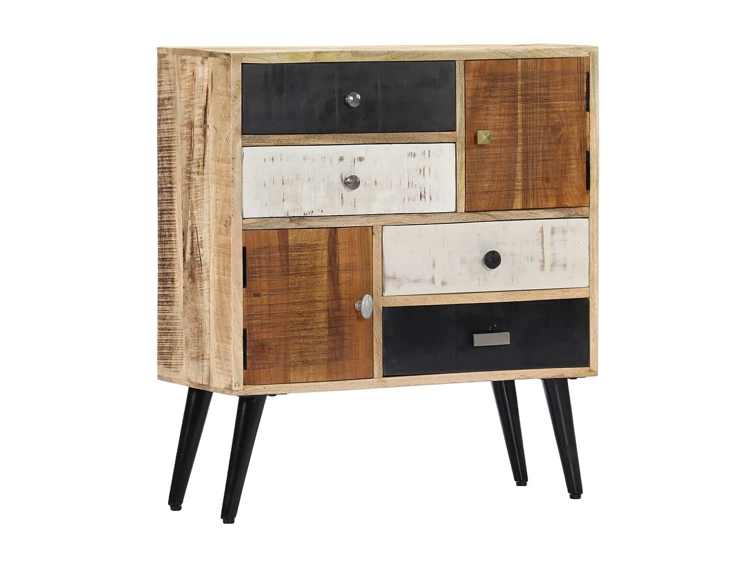 Buffet 70x30x78 cm Bois de manguier massif