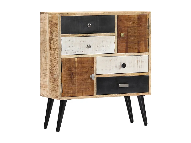 Buffet 70x30x78 cm Bois de manguier massif