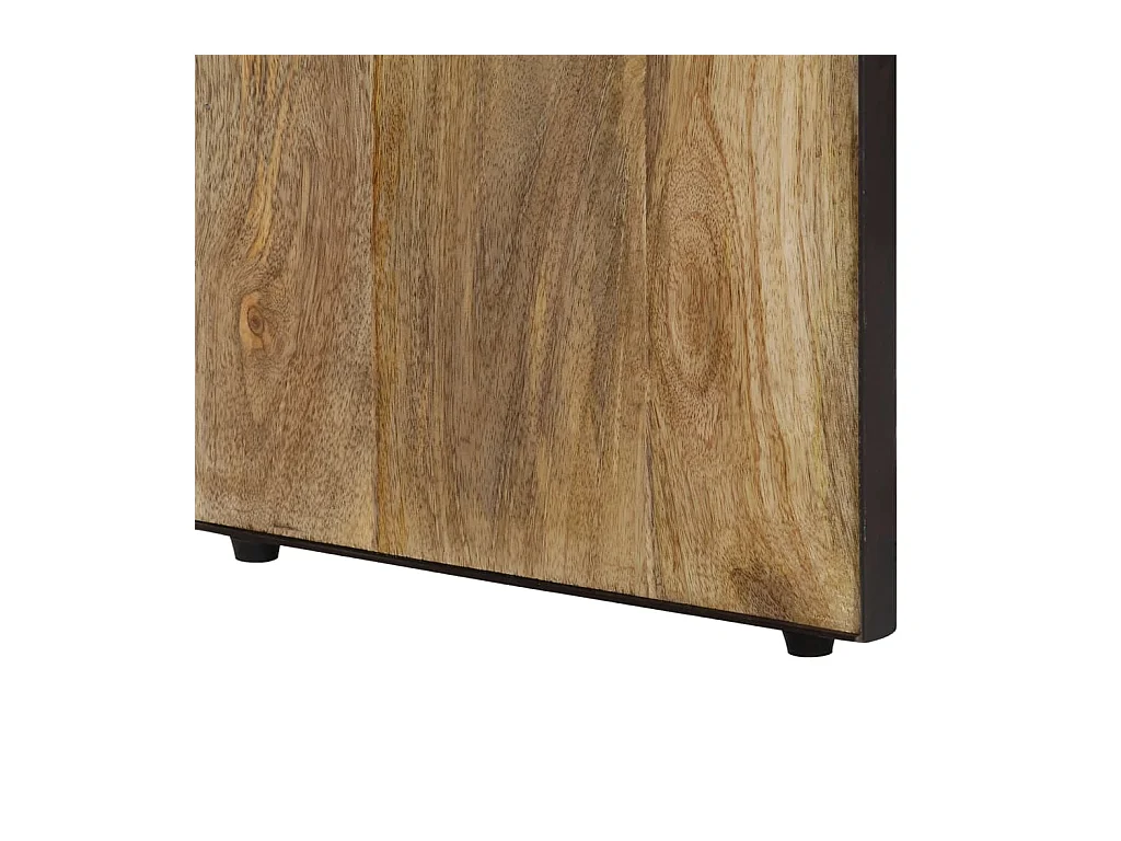 Buffet 120x30x75 cm bois de manguier massif
