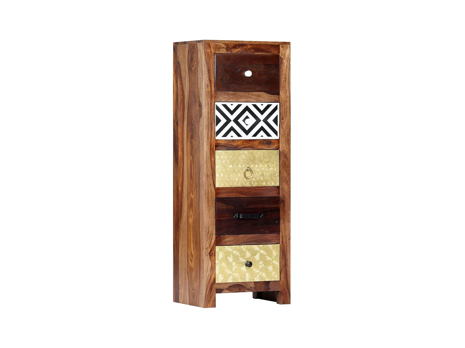 Beistellschrank 40x30x110 cm Massivholz Palisander