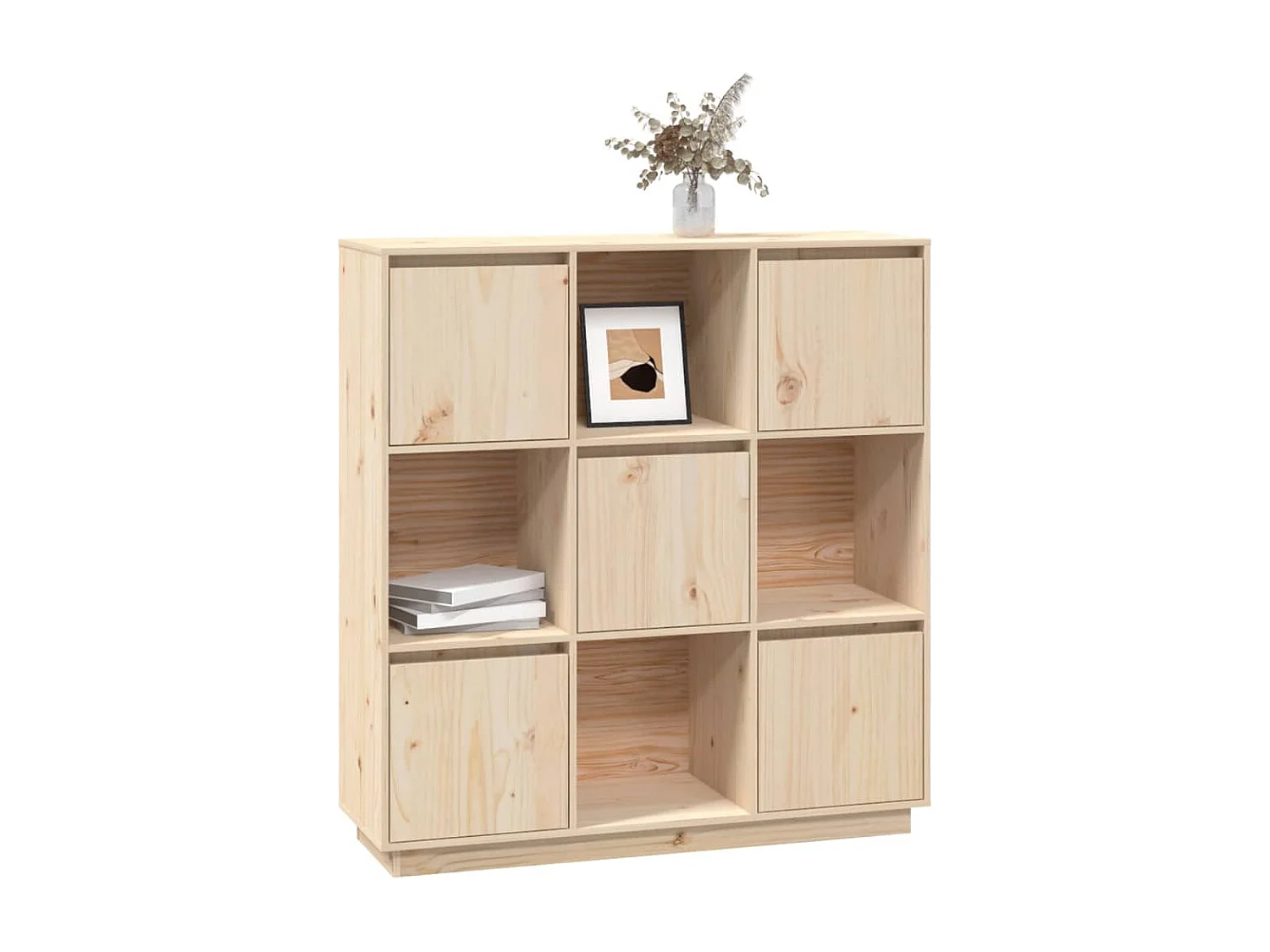 Buffet 110,5x35x117 cm Bois de pin massif