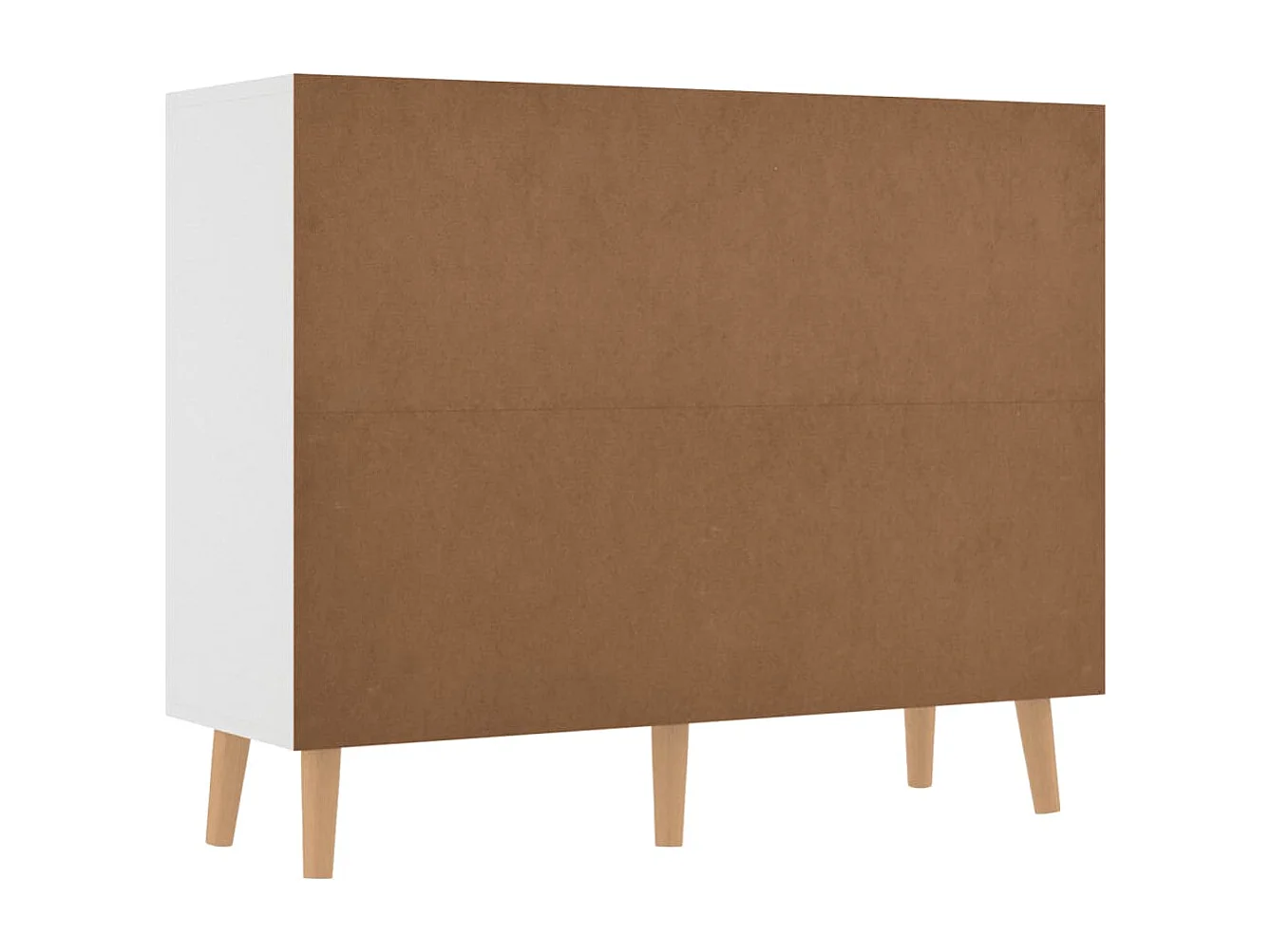 Buffet Blanc 90x30x72 cm Bois d'ingénierie