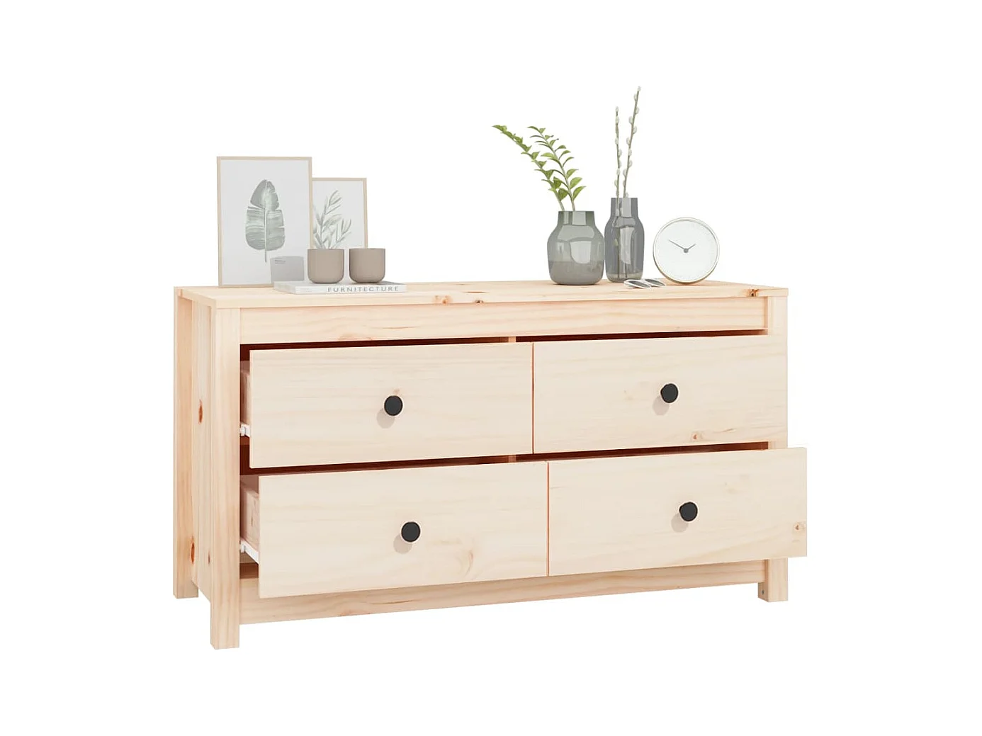 Armoire latérale 100x40x54 cm Bois de pin massif