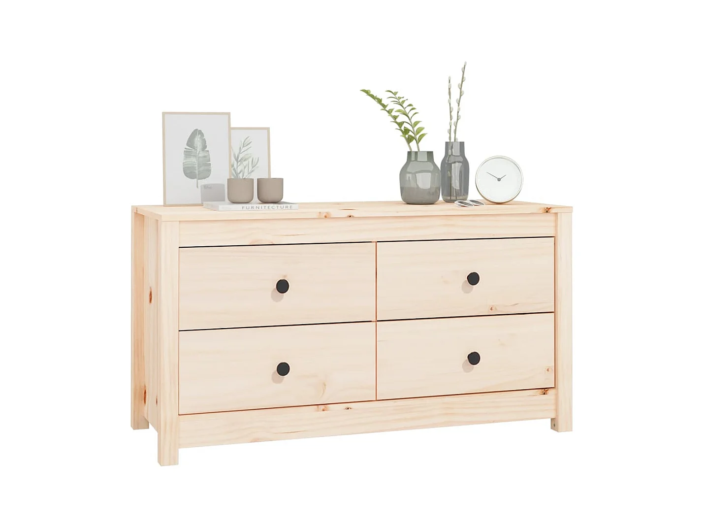 Armoire latérale 100x40x54 cm Bois de pin massif