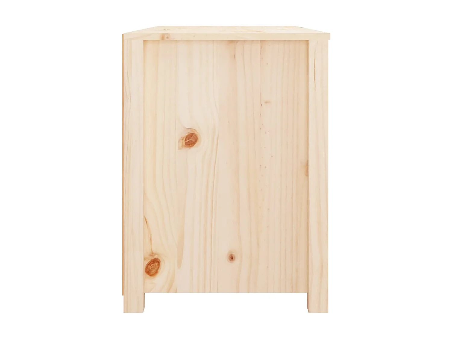 Beistellschrank 100x40x54 cm Massivholz Kiefer