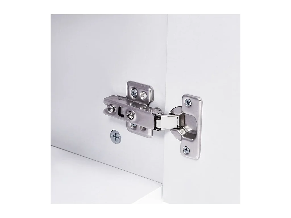 Credenza Bianca 160x40x70 cm in MDF