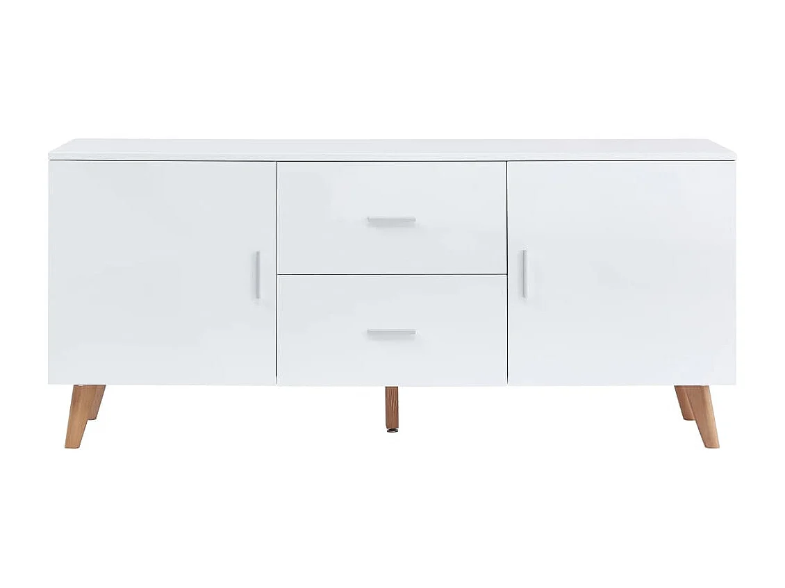 Buffet Blanc 160x40x70 cm MDF