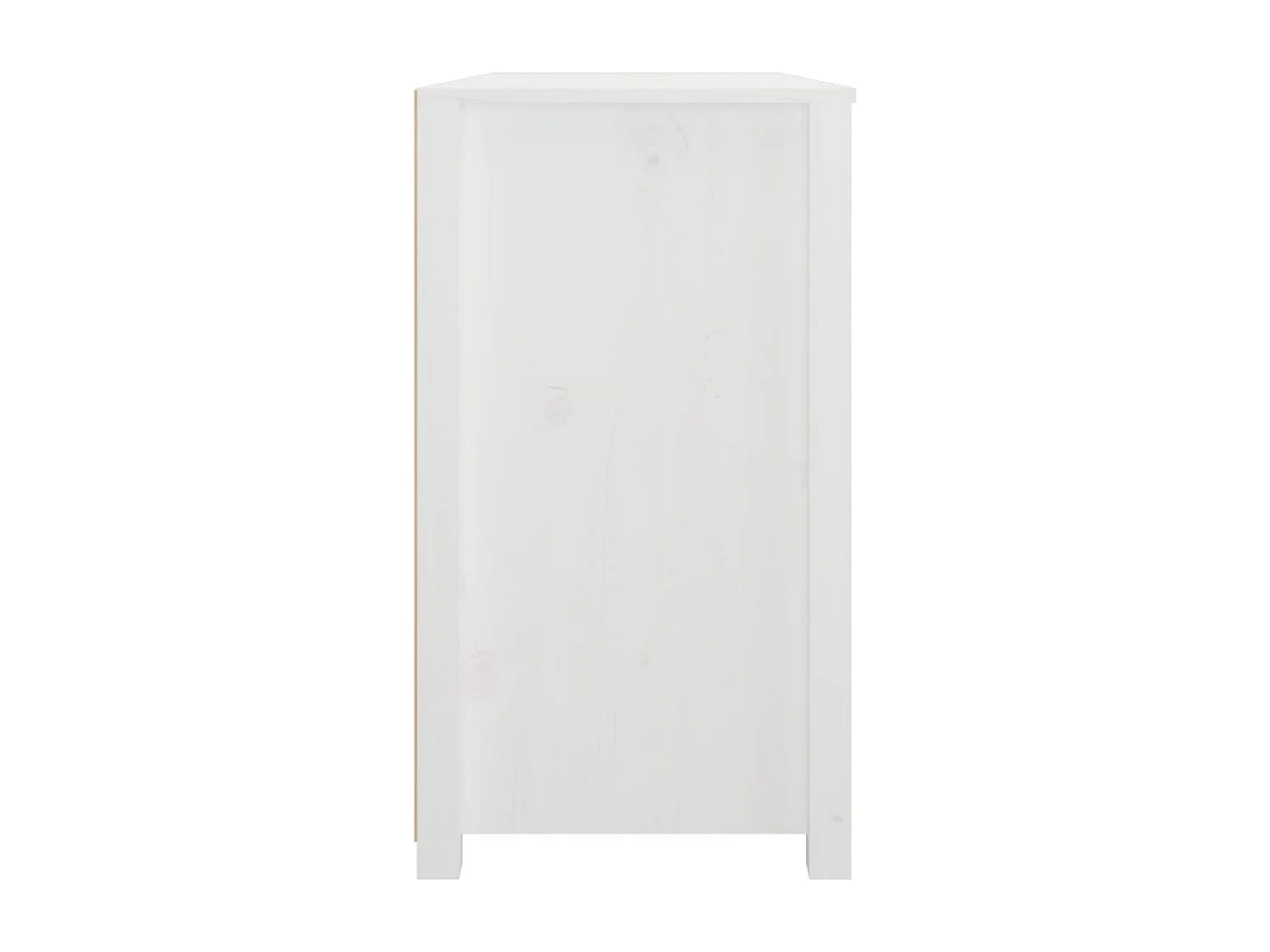 Dressoir 100x40x72 cm massief grenenhout wit