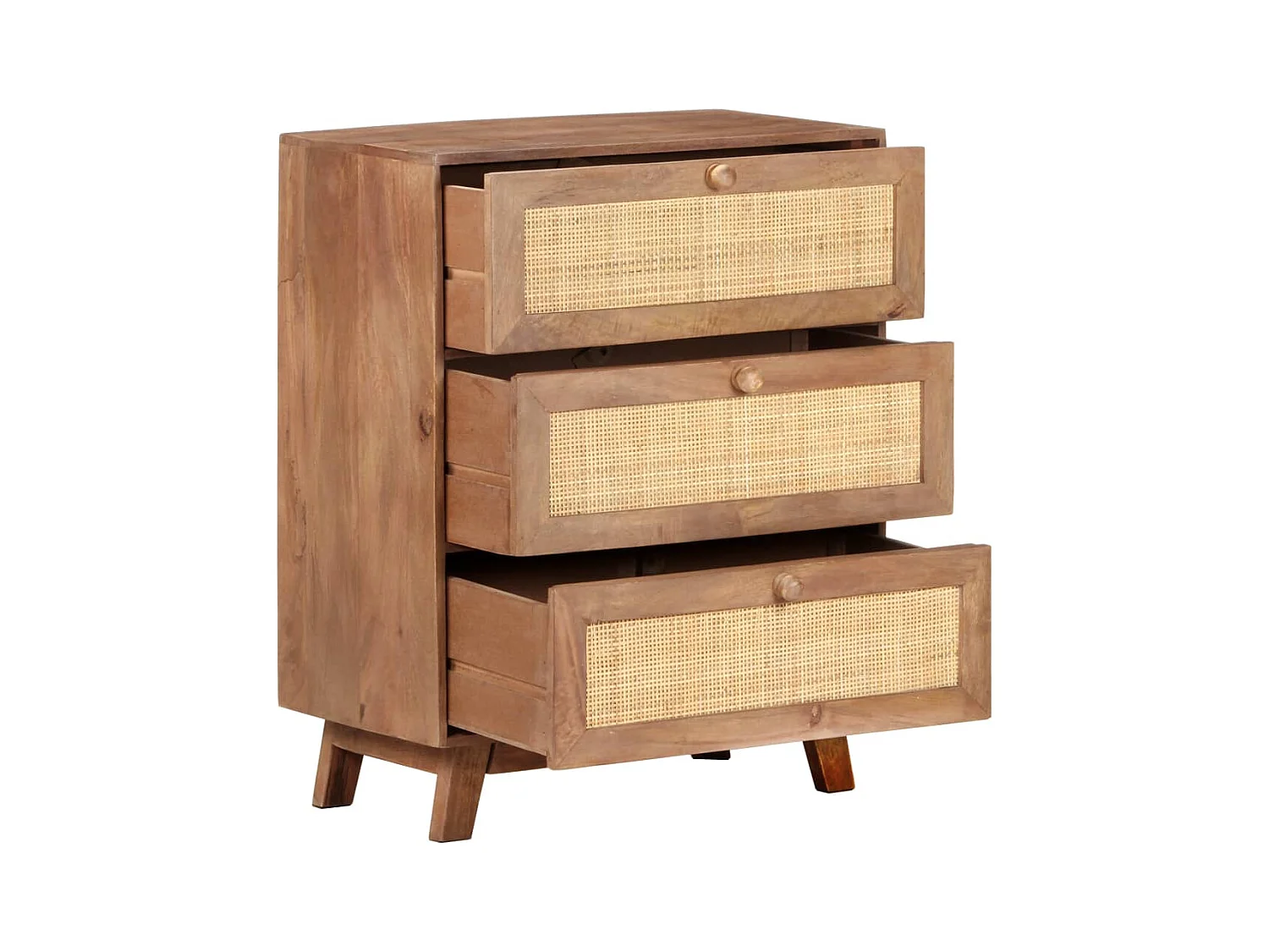 Buffet 61x35x76 cm Bois de manguier massif