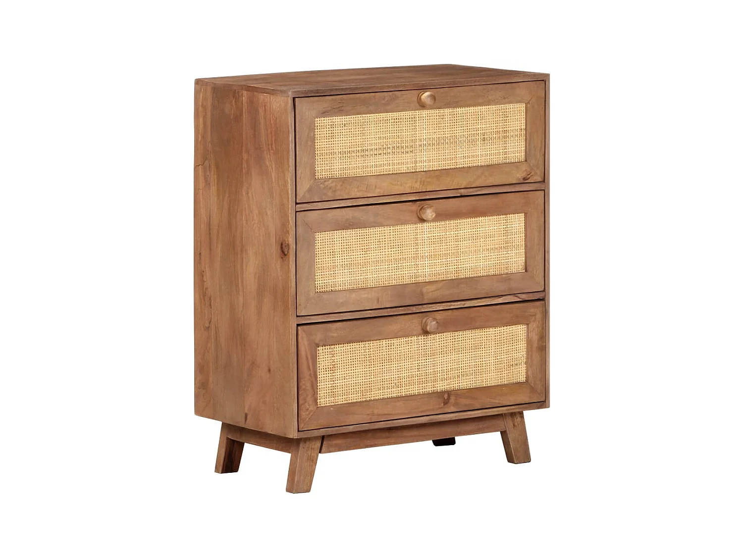 Sideboard 61x35x76 cm Massivholz Mango