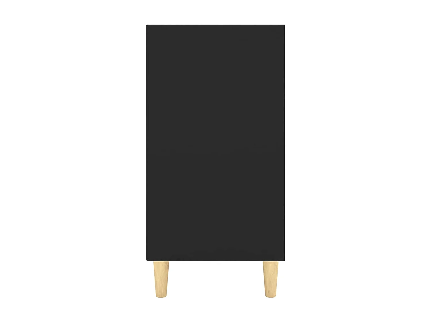 Buffet noir 103,5x35x70 cm bois d'ingénierie