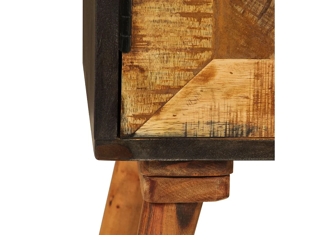 Credenza in Legno Massello di Mango 85x30x75 cm