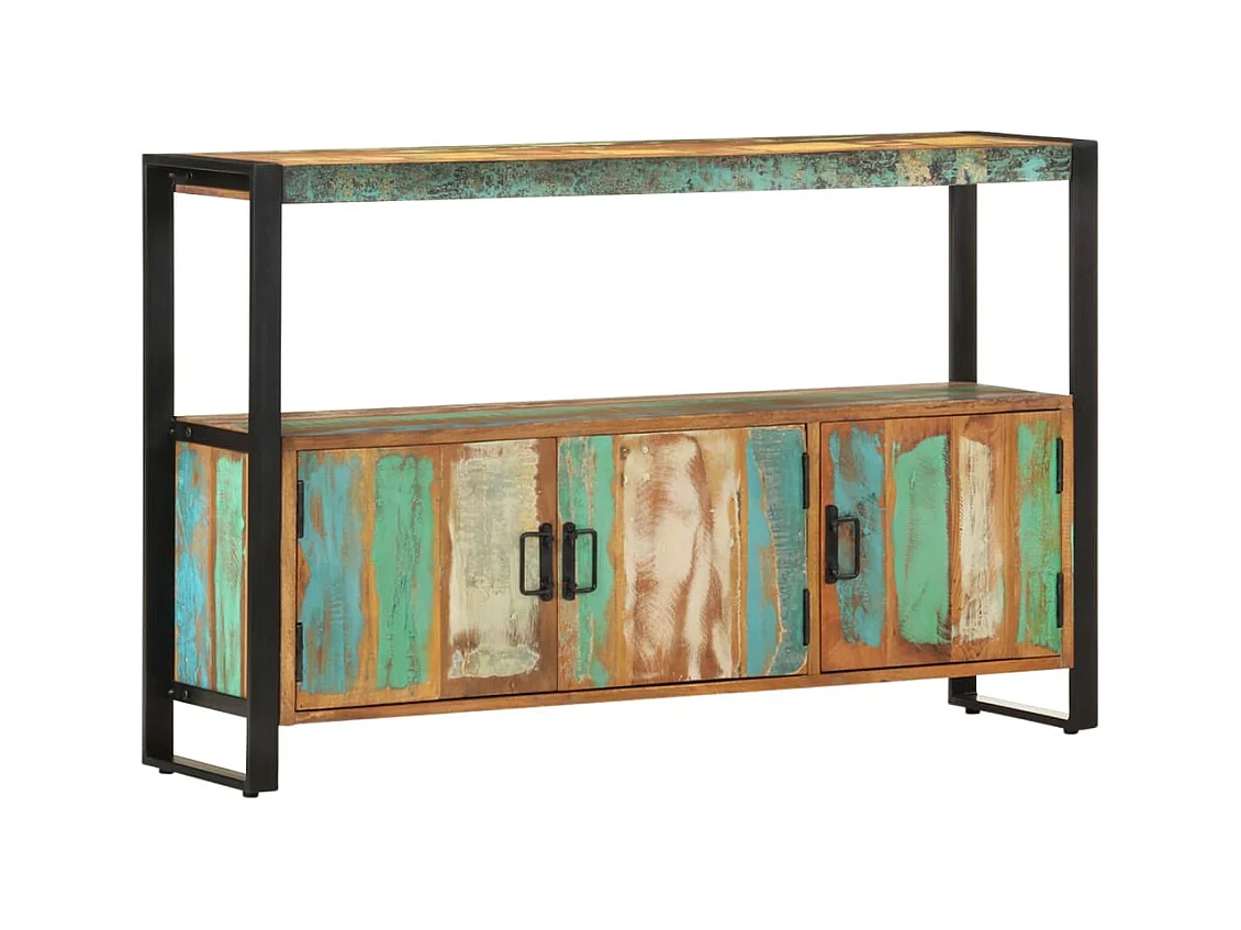 Sideboard 120x30x75 cm Altholz Massiv