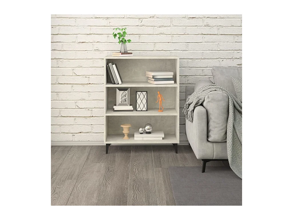 Sideboard Betongrau 69,5x32,5x90 cm Holzwerkstoff