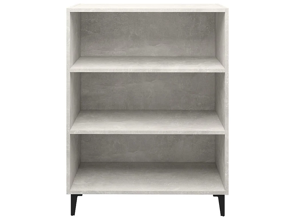 Buffet Gris béton 69,5x32,5x90 cm Bois d'ingénierie