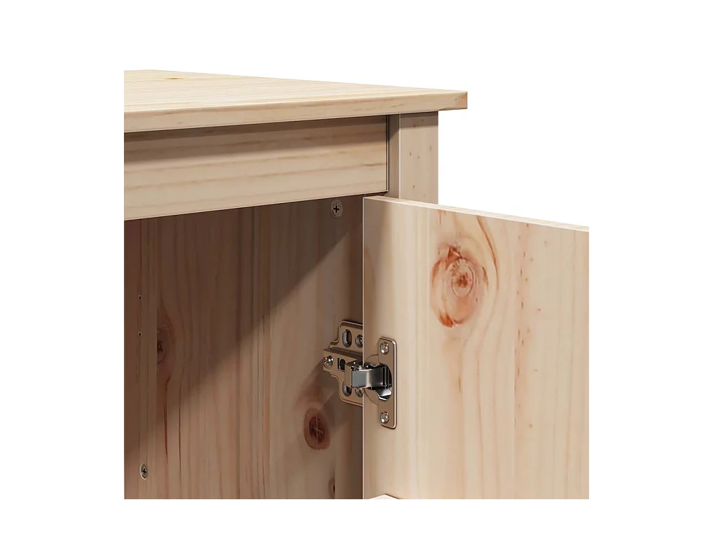 Credenza 83x41,5x100 cm in Legno Massello di Pino