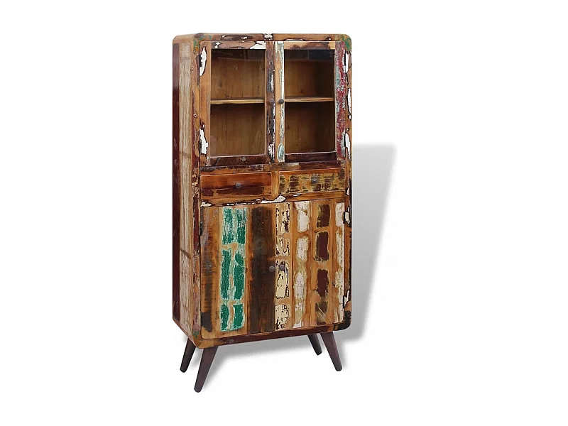 Kast 90x40x190 cm massief gerecycled hout