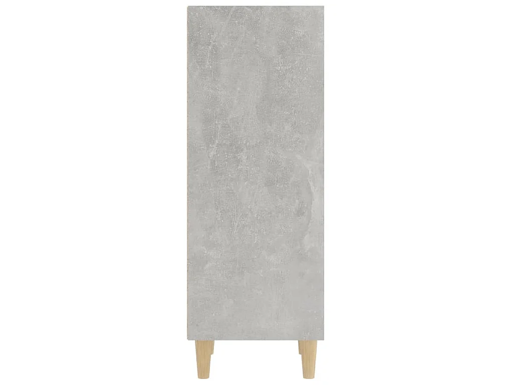 Buffet Gris béton 34,5x32,5x90 cm Bois d'ingénierie