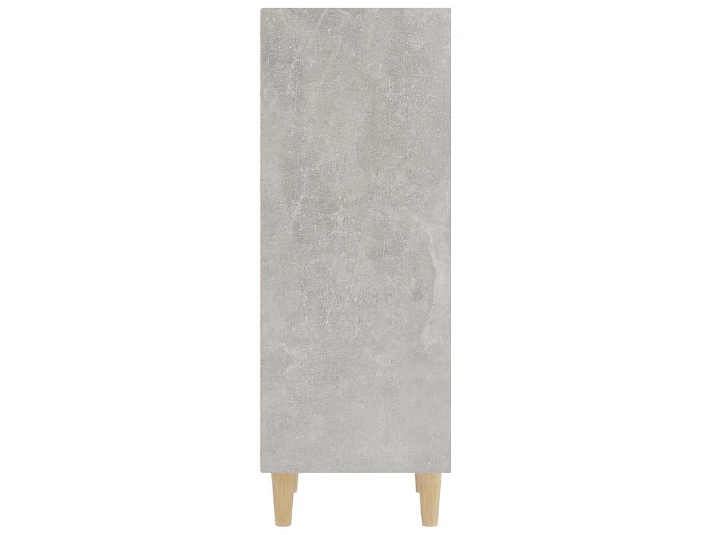 Buffet Gris béton 34,5x32,5x90 cm Bois d'ingénierie