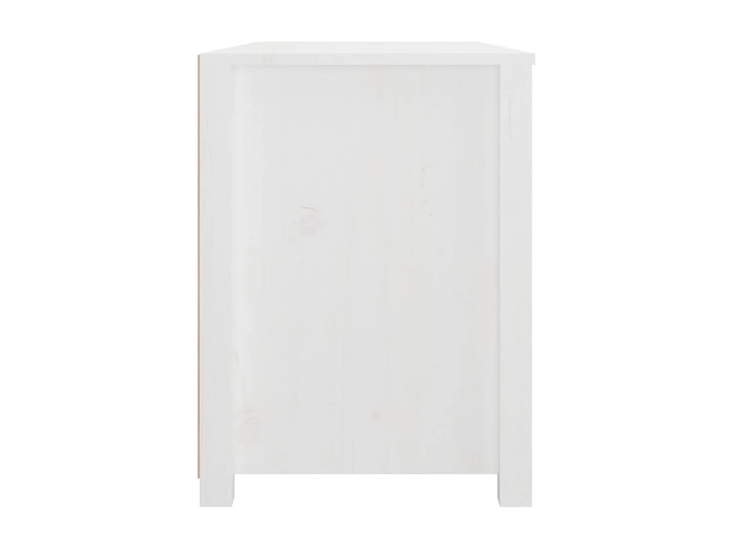 Armário de apoio 100x40x54 cm pinho maciço branco