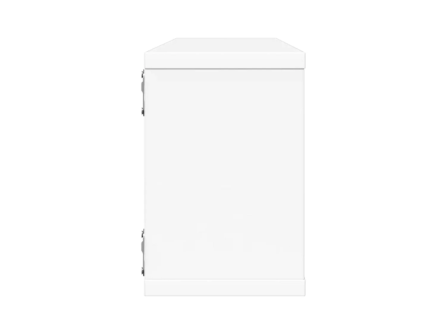 Prateleiras parede forma de cubo 4 pcs derivados madeira branco