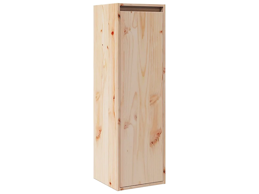 Wandschrank 30x30x100 cm Massivholz Kiefer