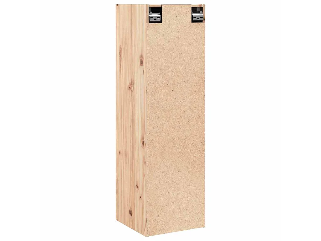 Wandschrank 30x30x100 cm Massivholz Kiefer