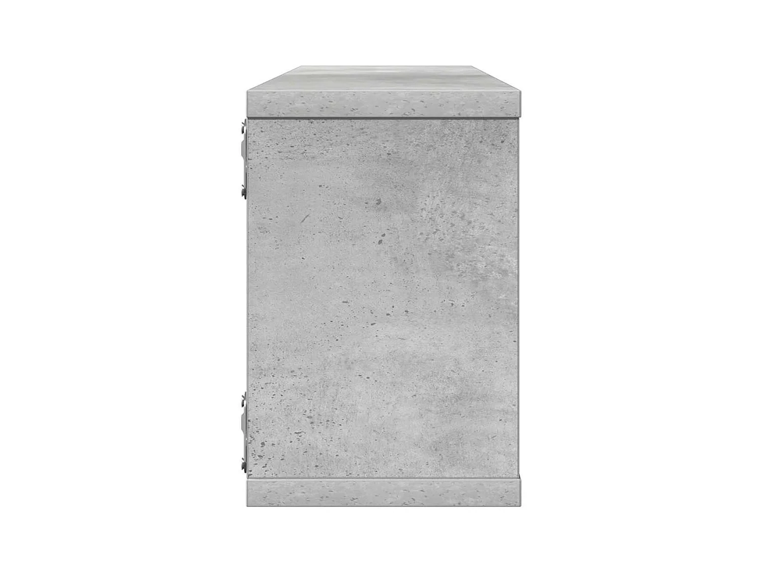 Würfelregale 4 Stk. Betongrau 60x15x23 cm Holzwerkstoff