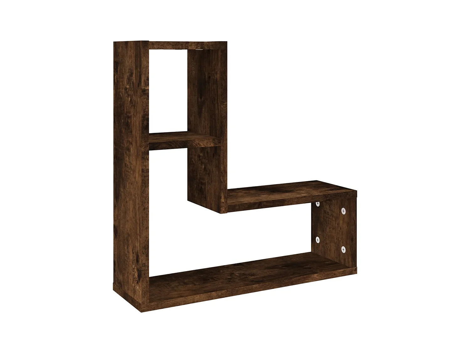 Étagères murales 2 pcs Chêne fumé 50x15x50 cm Bois d'ingénierie