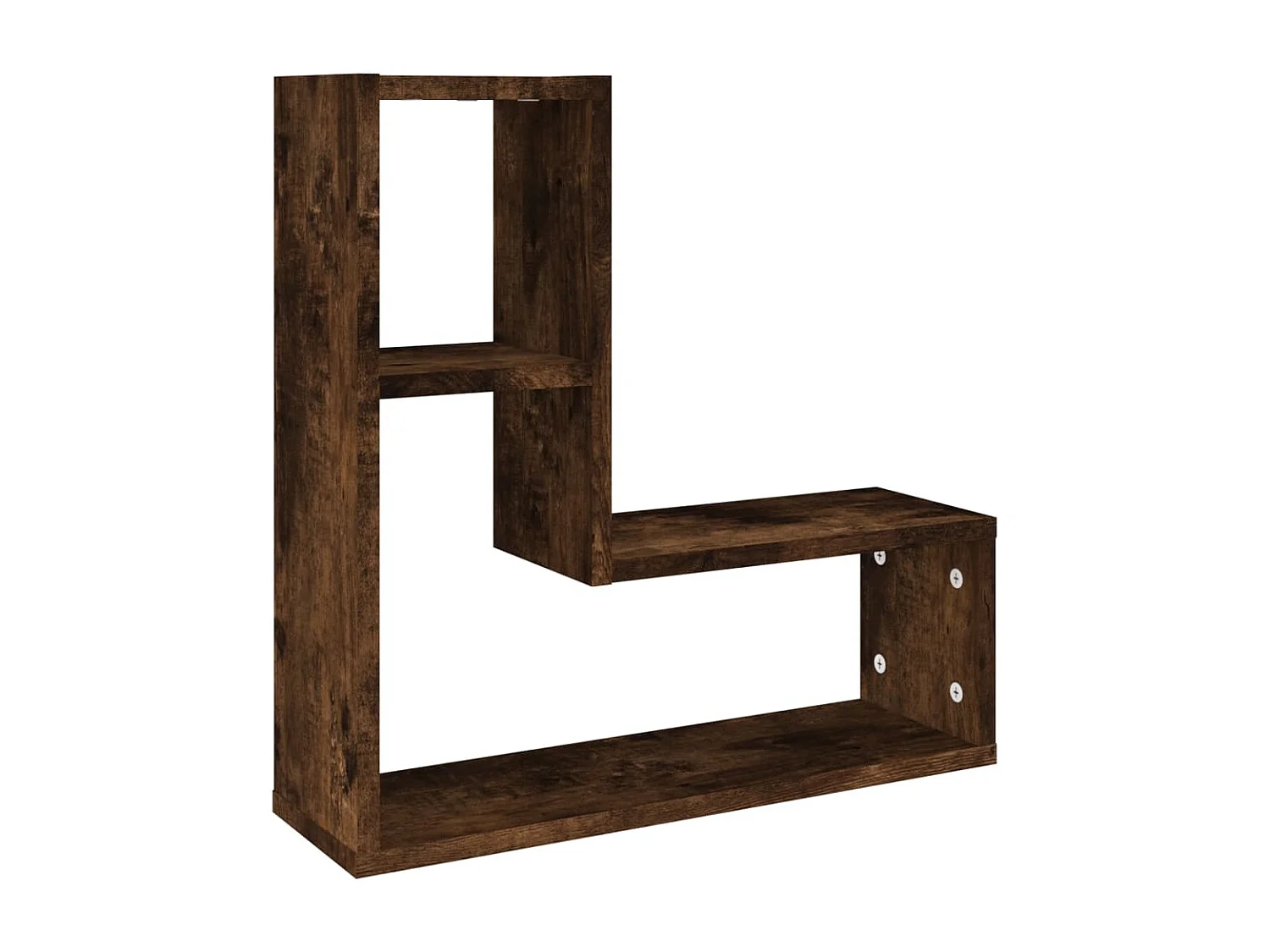 Étagères murales 2 pcs Chêne fumé 50x15x50 cm Bois d'ingénierie