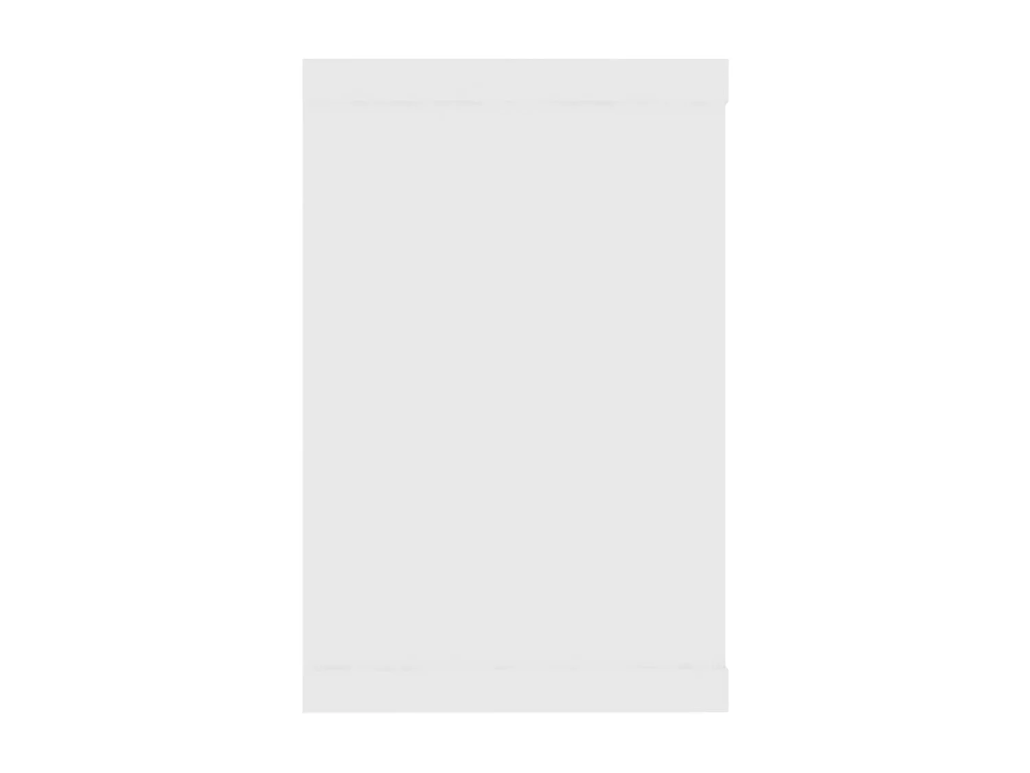 Prateleiras parede forma de cubo 6 pcs derivados madeira branco