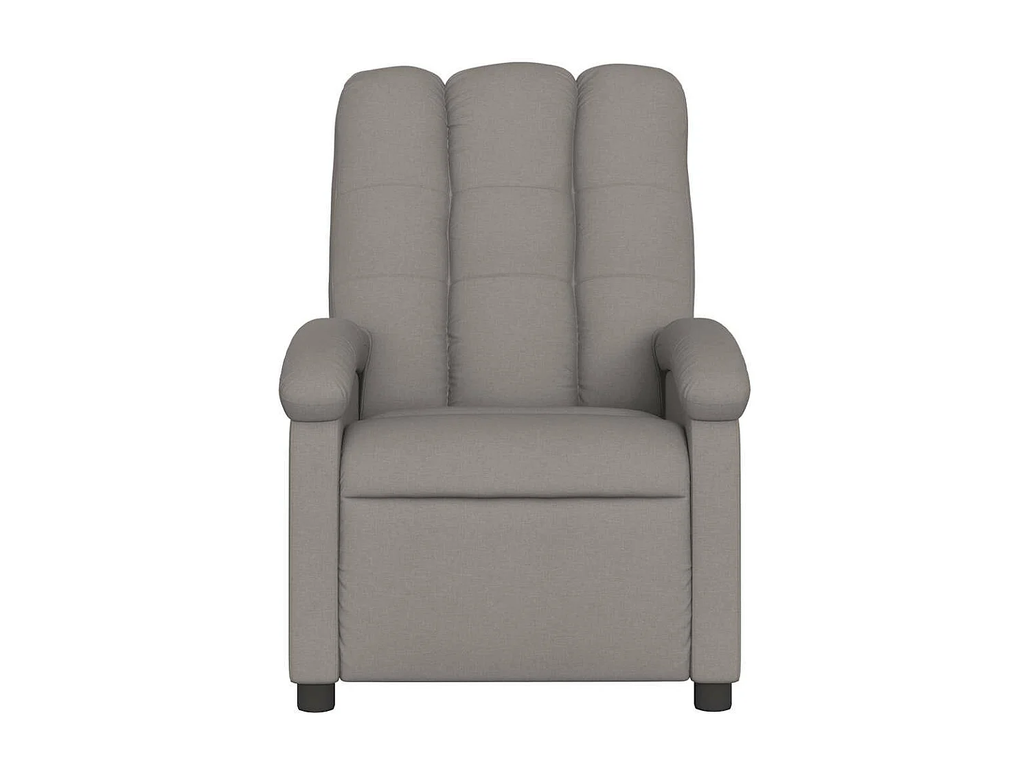 Fauteuil de massage inclinable Taupe Tissu