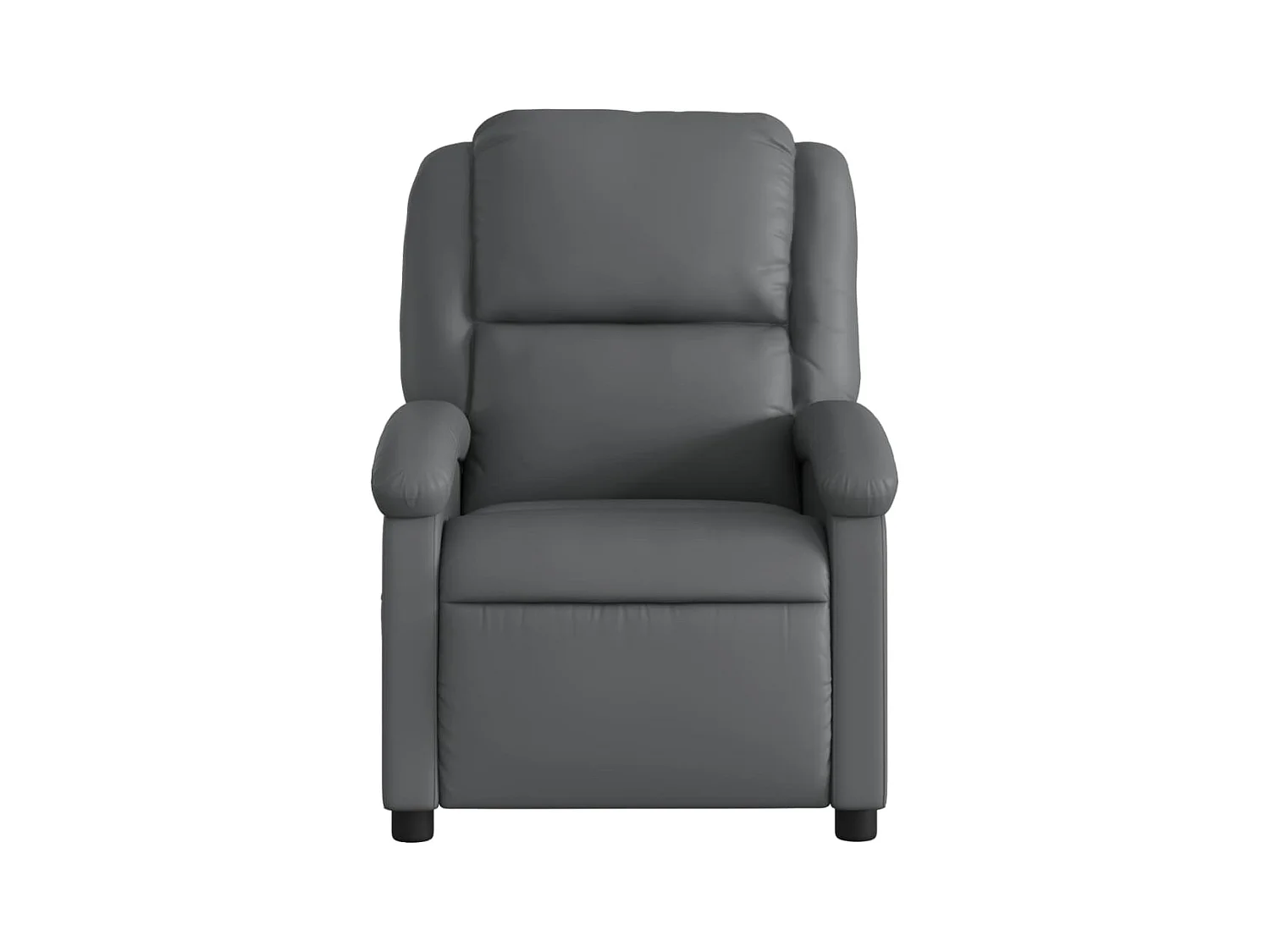 Massagesessel Grau Kunstleder