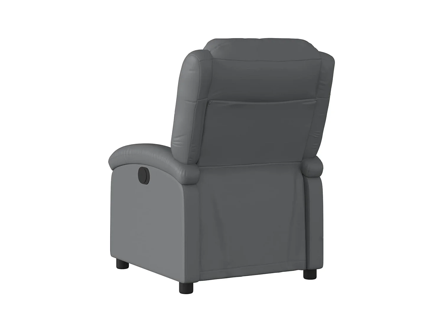 Massagesessel Grau Kunstleder