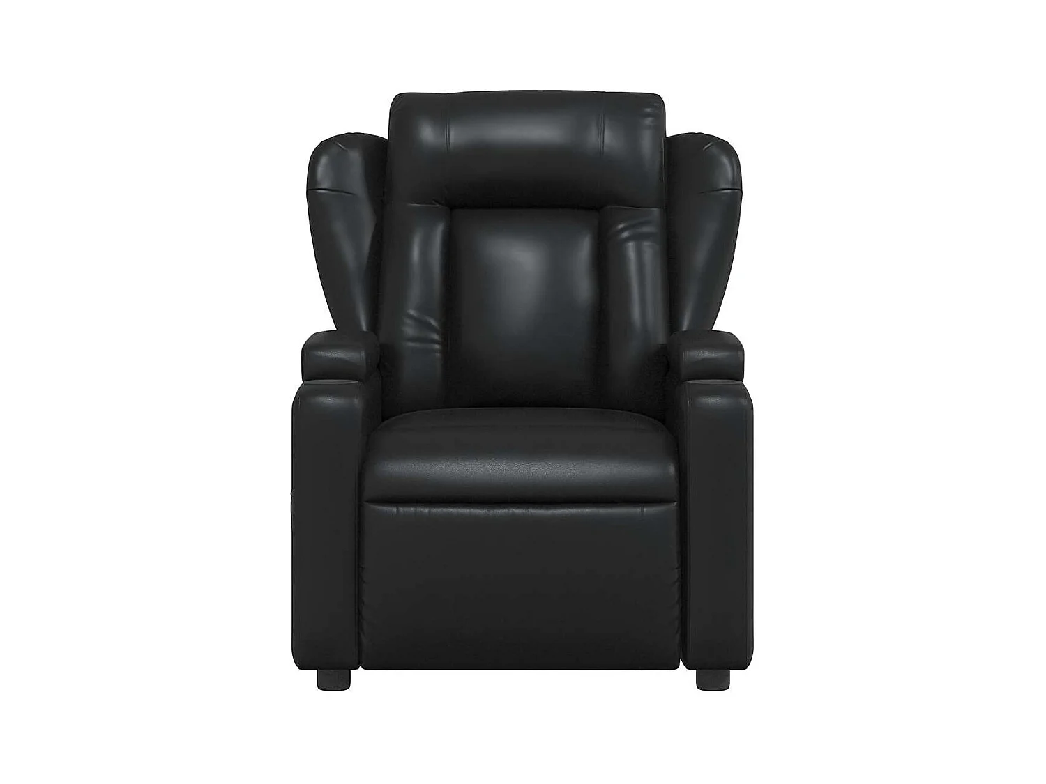 Massagesessel Schwarz Kunstleder