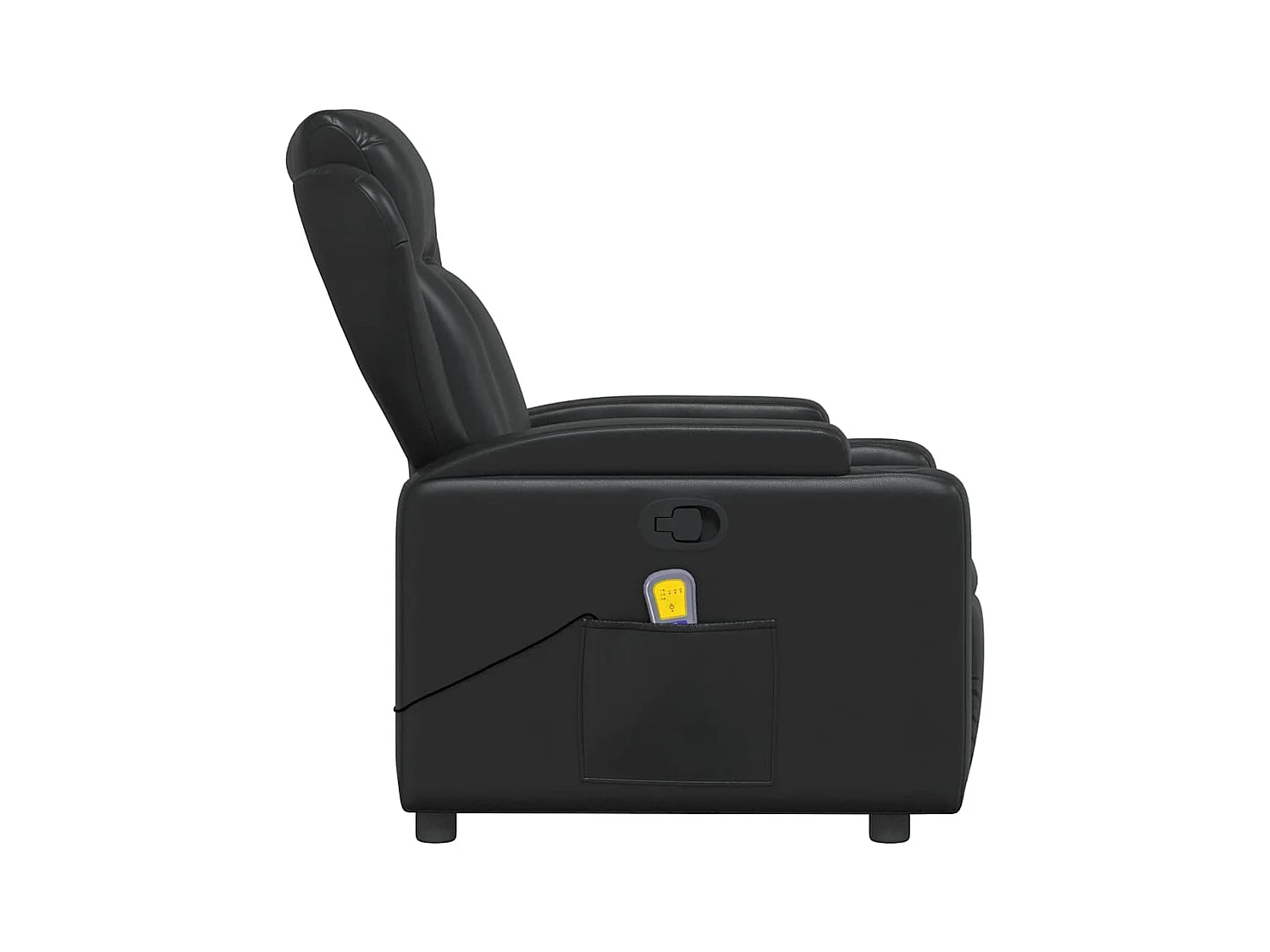 Massagesessel Schwarz Kunstleder