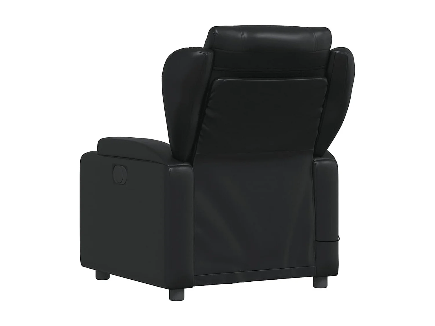 Massagesessel Schwarz Kunstleder