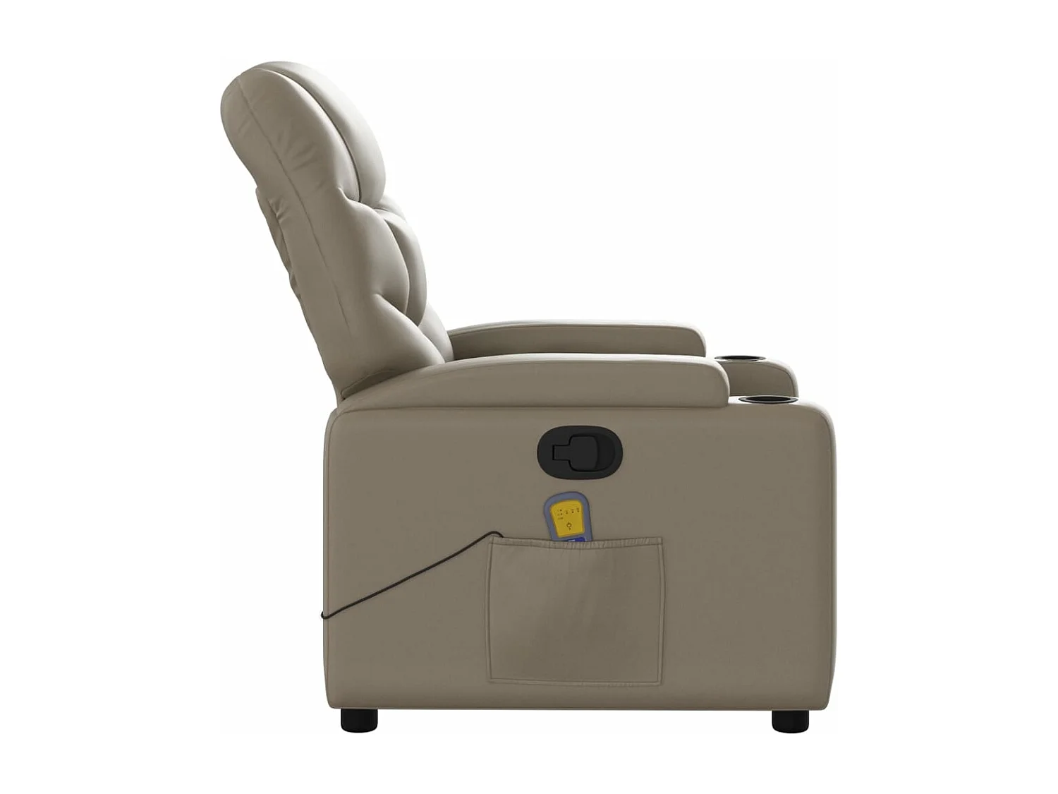 Fauteuil de massage inclinable Cappuccino Similicuir