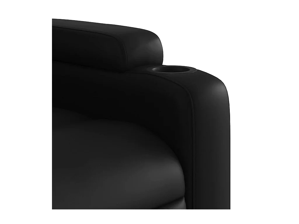 Massagesessel Schwarz Kunstleder