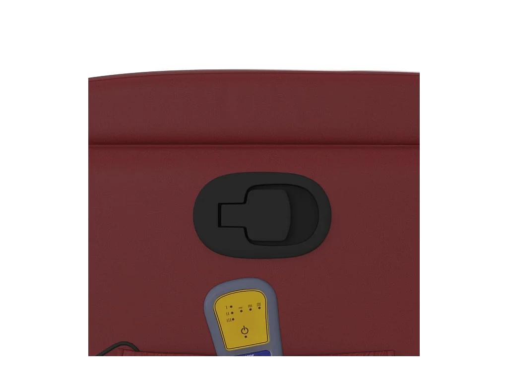 Fauteuil de massage inclinable Rouge bordeaux Similicuir