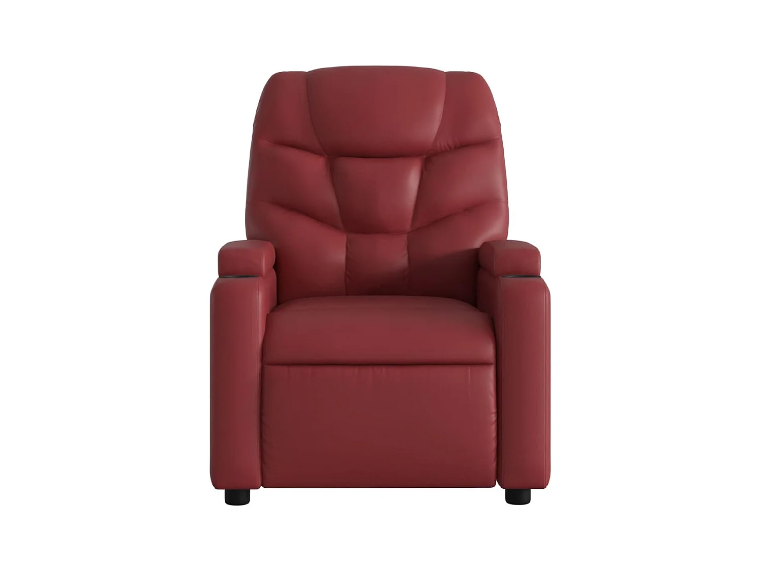 Fauteuil de massage inclinable Rouge bordeaux Similicuir