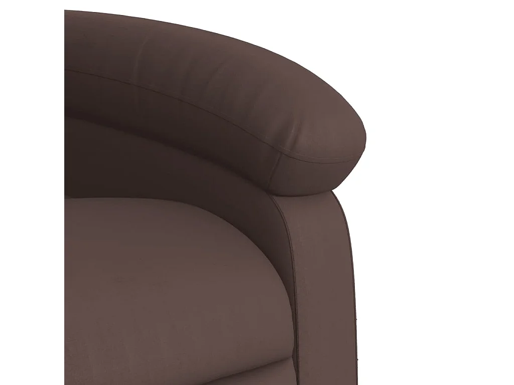 Fauteuil de massage inclinable Marron Similicuir
