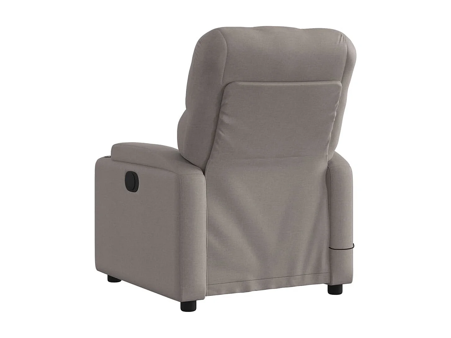 Massagesessel Taupe Stoff